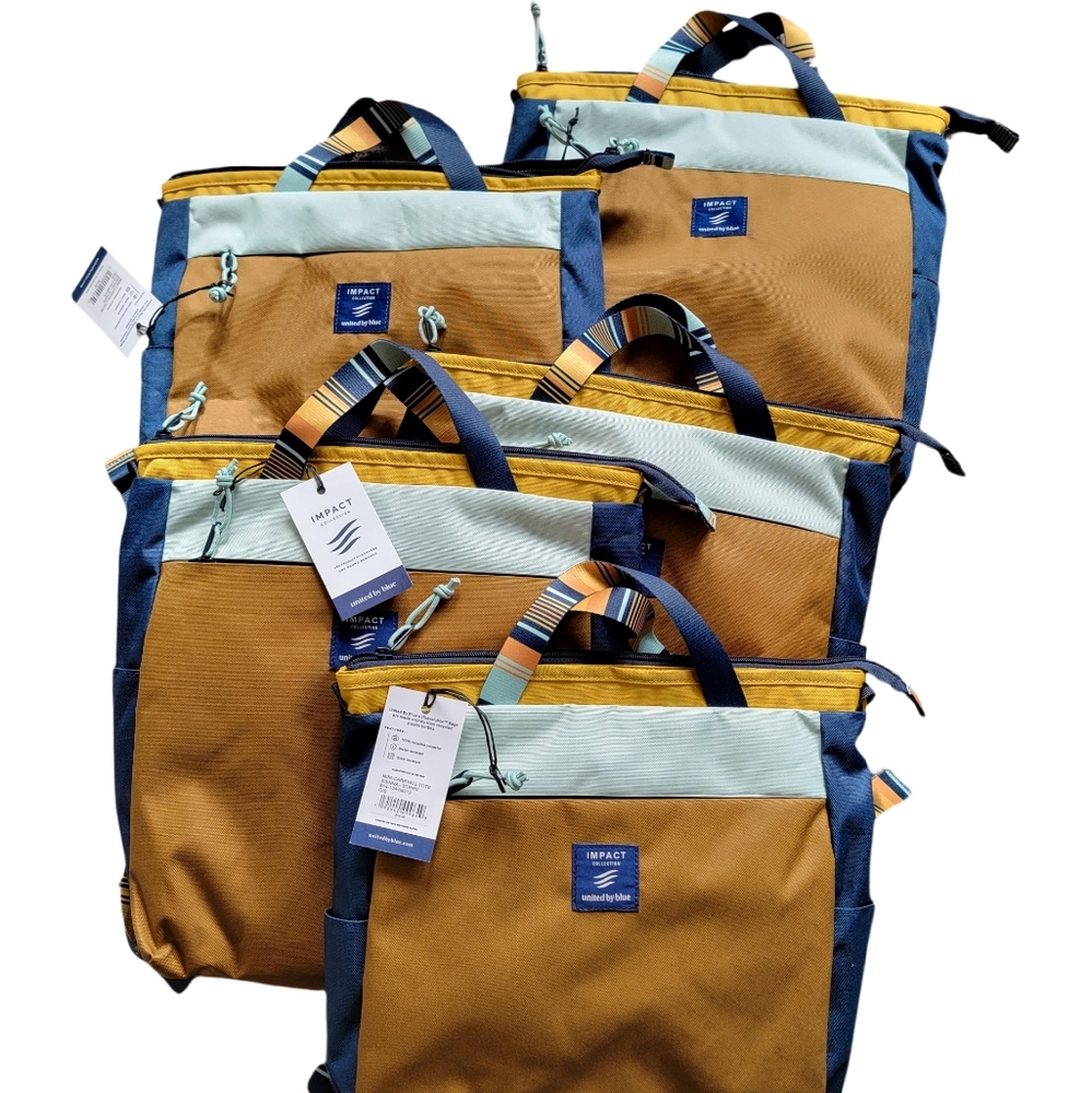 United By Blue Mini Tote Backpack Carryall Sienna Tote Bag LAST ONE - Picture 2 of 12